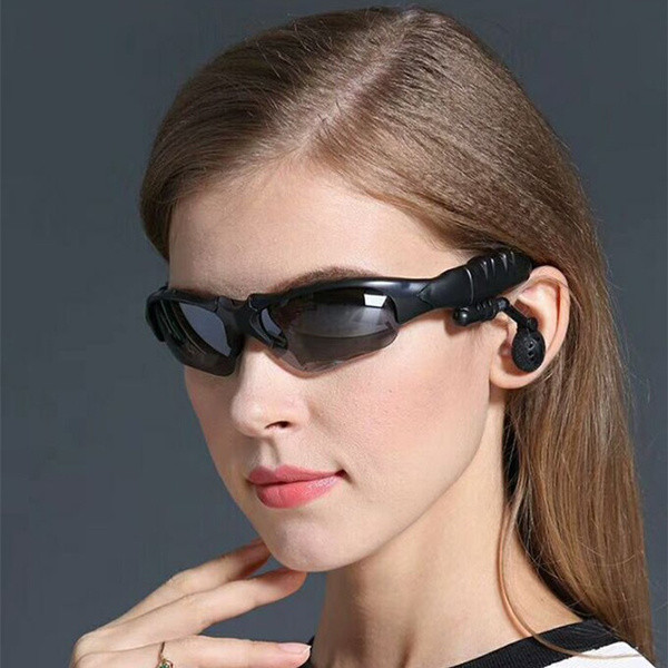 Smart Earphone Bluetooth Sunglasses, With Mic