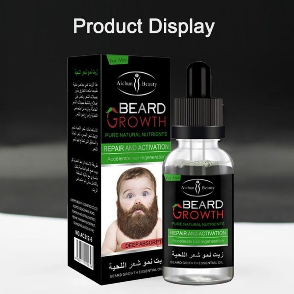 Men's Facial Hair Grow Thick Beard