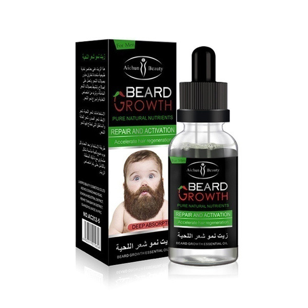 Men's Facial Hair Grow Thick Beard