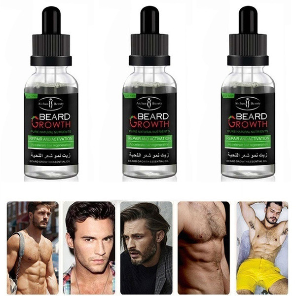 Men's Facial Hair Grow Thick Beard
