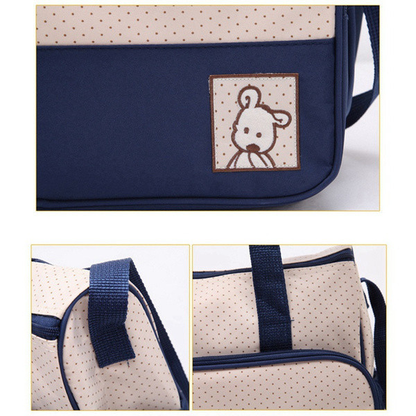 5Pcs Multifunctional Baby Diaper Bag
