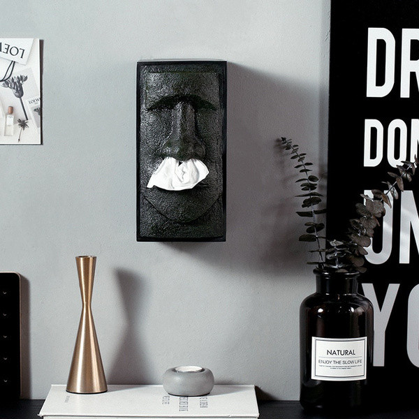 Easter Island Tissue Storage Box
