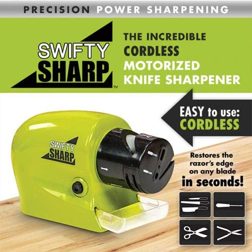 Cordless, Motorized knife sharpener
