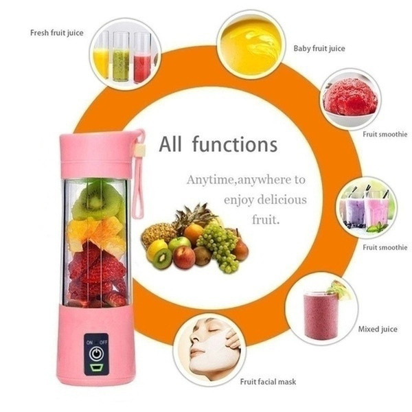 Fruit Juicer Mixer, Mini Portable Rechargeable