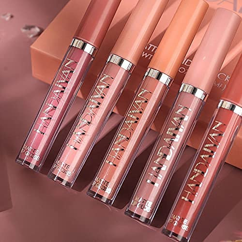 6Pcs Matte Liquid Lipstick Makeup Set