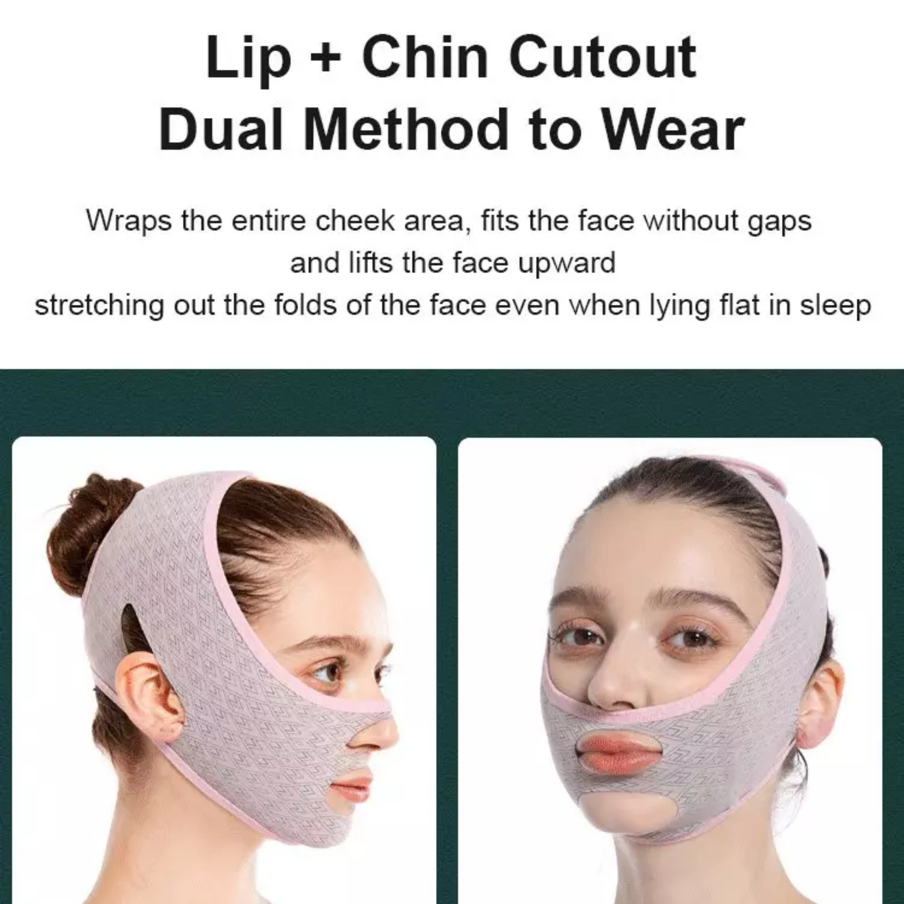 V face lifting belt