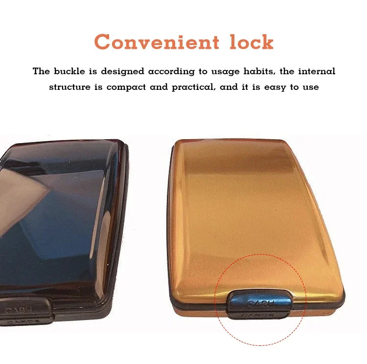 ANTI-THEFT ALUMINUM WALLET CLIP