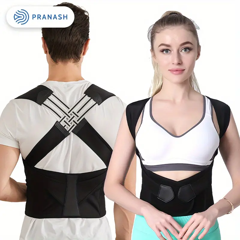 Improve Your Posture Instantly With This Adjustable Back Posture Corrector Belt!